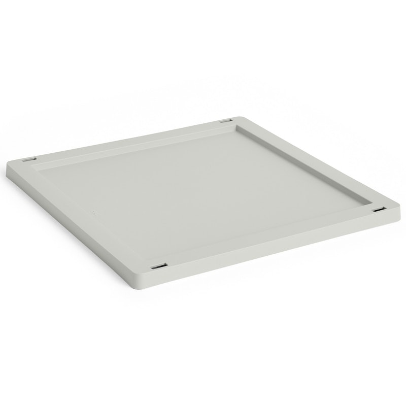 Colour Crate Plastic Medium Square / Cube Lock, Grey