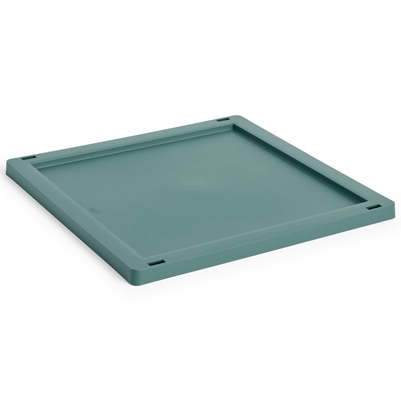Colour Crate Plastic Medium Square / Cube Lock, Dark Green