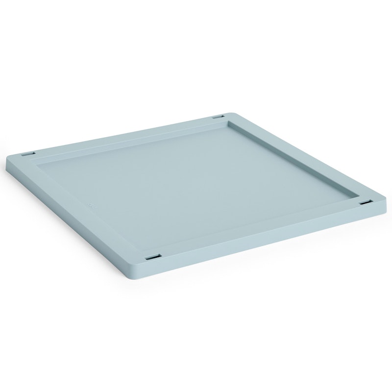 Colour Crate Plastic Medium Square / Cube Lock, Dusty Blue