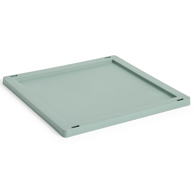 Colour Crate Plastic Medium Square / Cube Lock, Sage Green
