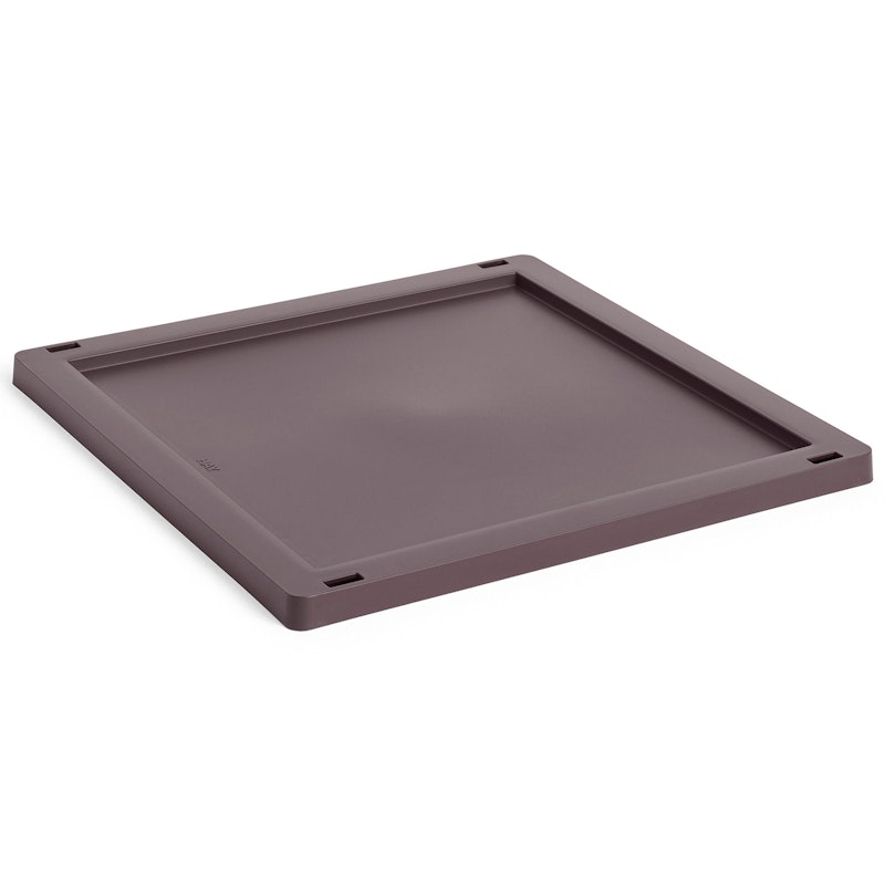 Colour Crate Plastic Medium Square / Cube Lock, Bordeaux