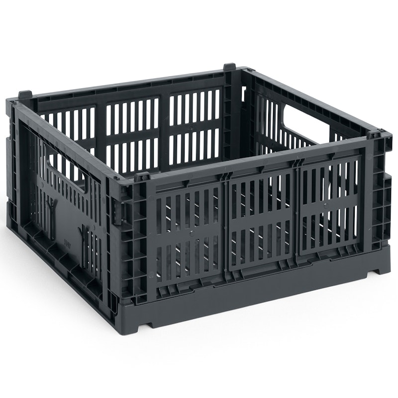 Colour Crate Medium Square Förvaring, Charcoal