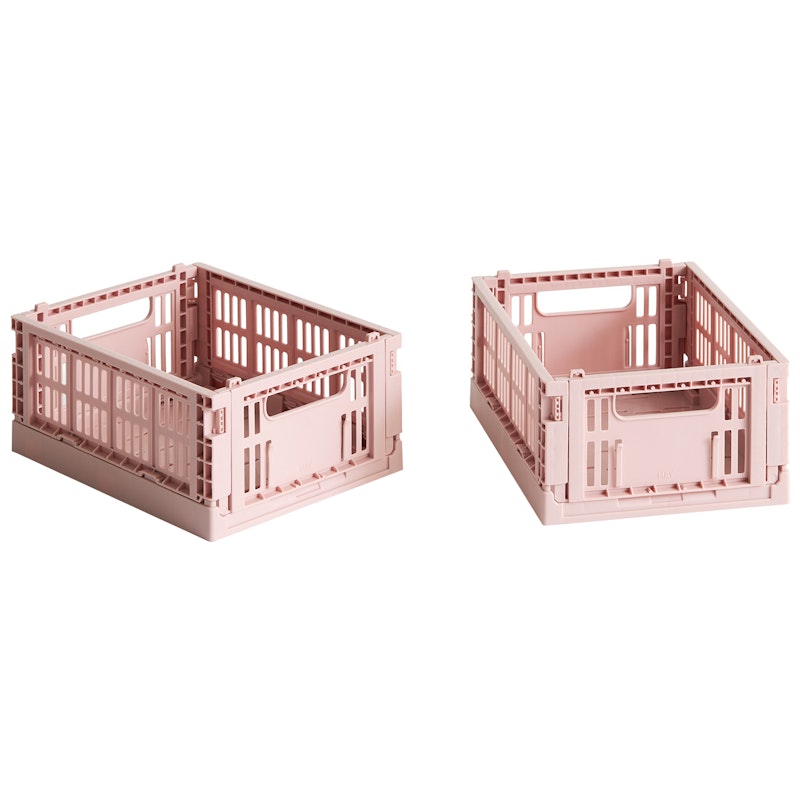 Colour Crate Förvaringslådor Mini 2-pack, Blush