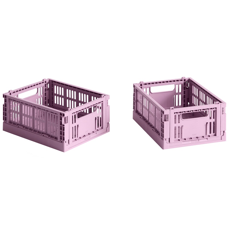 Colour Crate Förvaringslådor Mini 2-pack, Dusty Rose