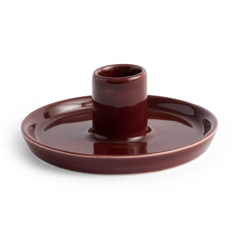 Disc Ljusstake S, Kastanj