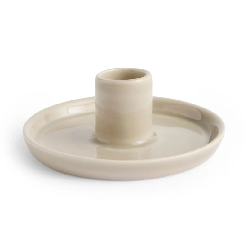 Disc Ljusstake S, Varmgrå