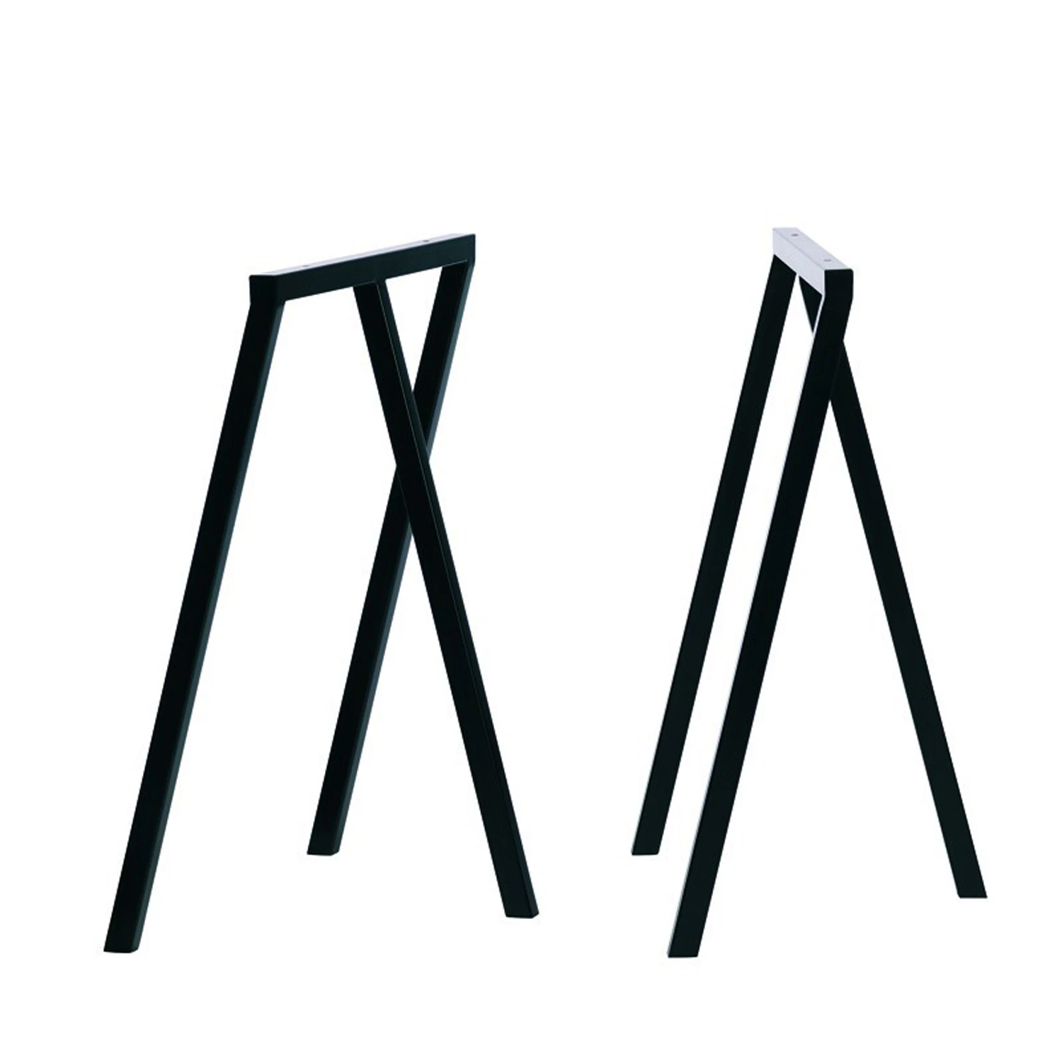 Hay Loop Stand Benbock 2-pack Svart - Matbord & Barbord Pulverlackat St&aring;l Svart - AA660-D228-AA55
