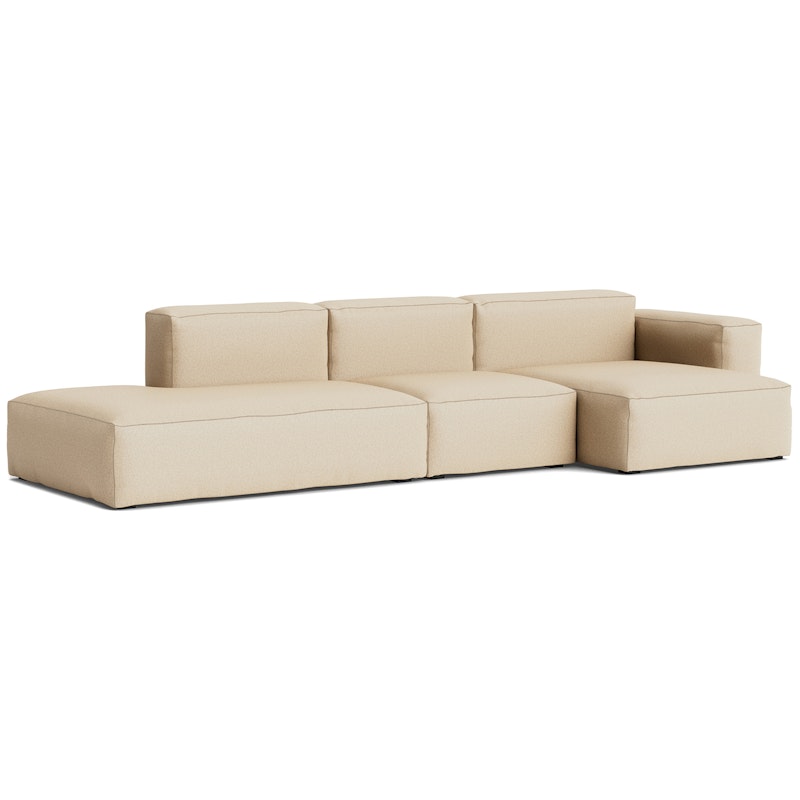 Mags Soft Low 3-sitssoffa Comb. 4 Höger Divan, Hallingdal 220 / Beige Söm