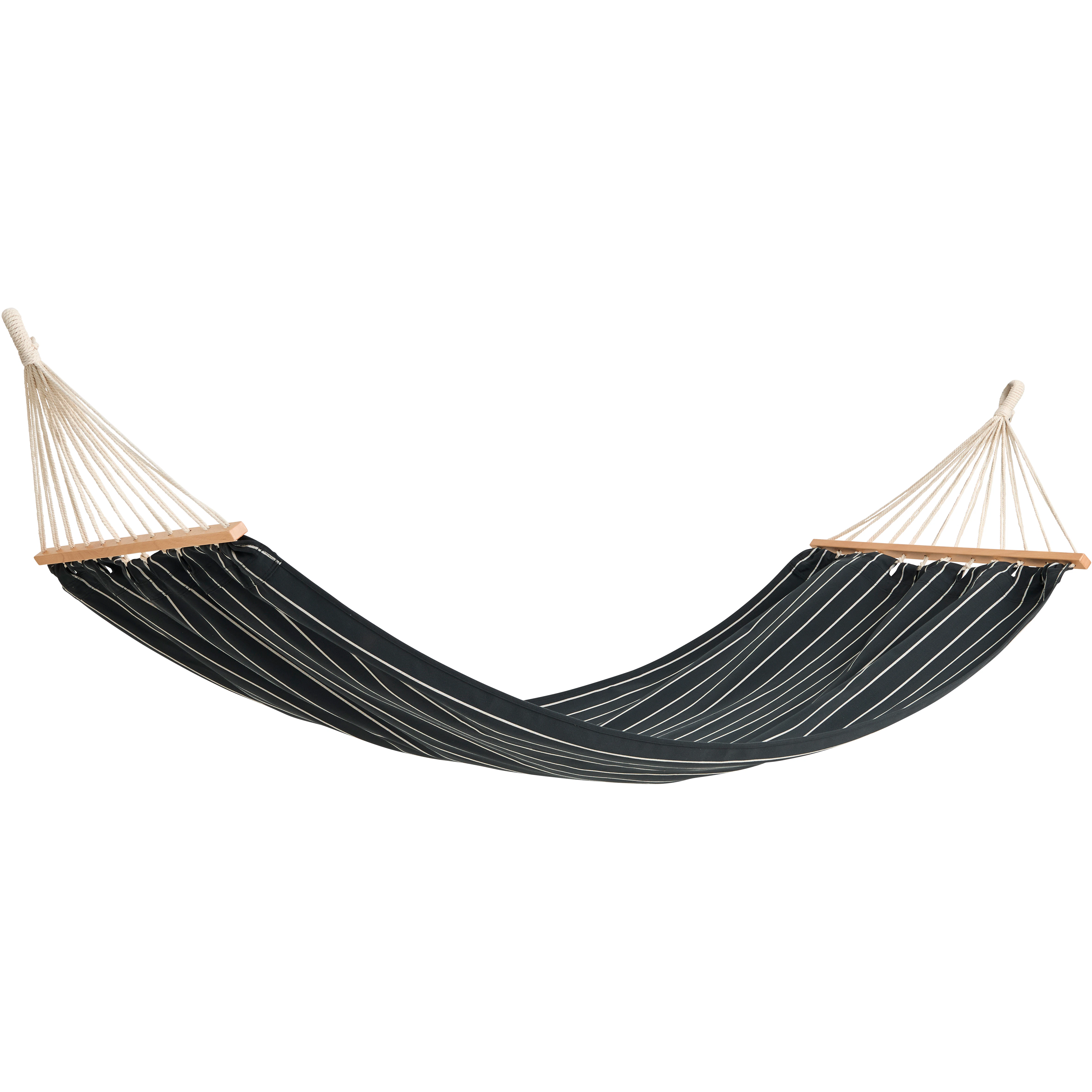 Hay Outdoor Market Hammock Black With Beige Stripe - H&auml;ngmattor Bok Svart - AE978-E864