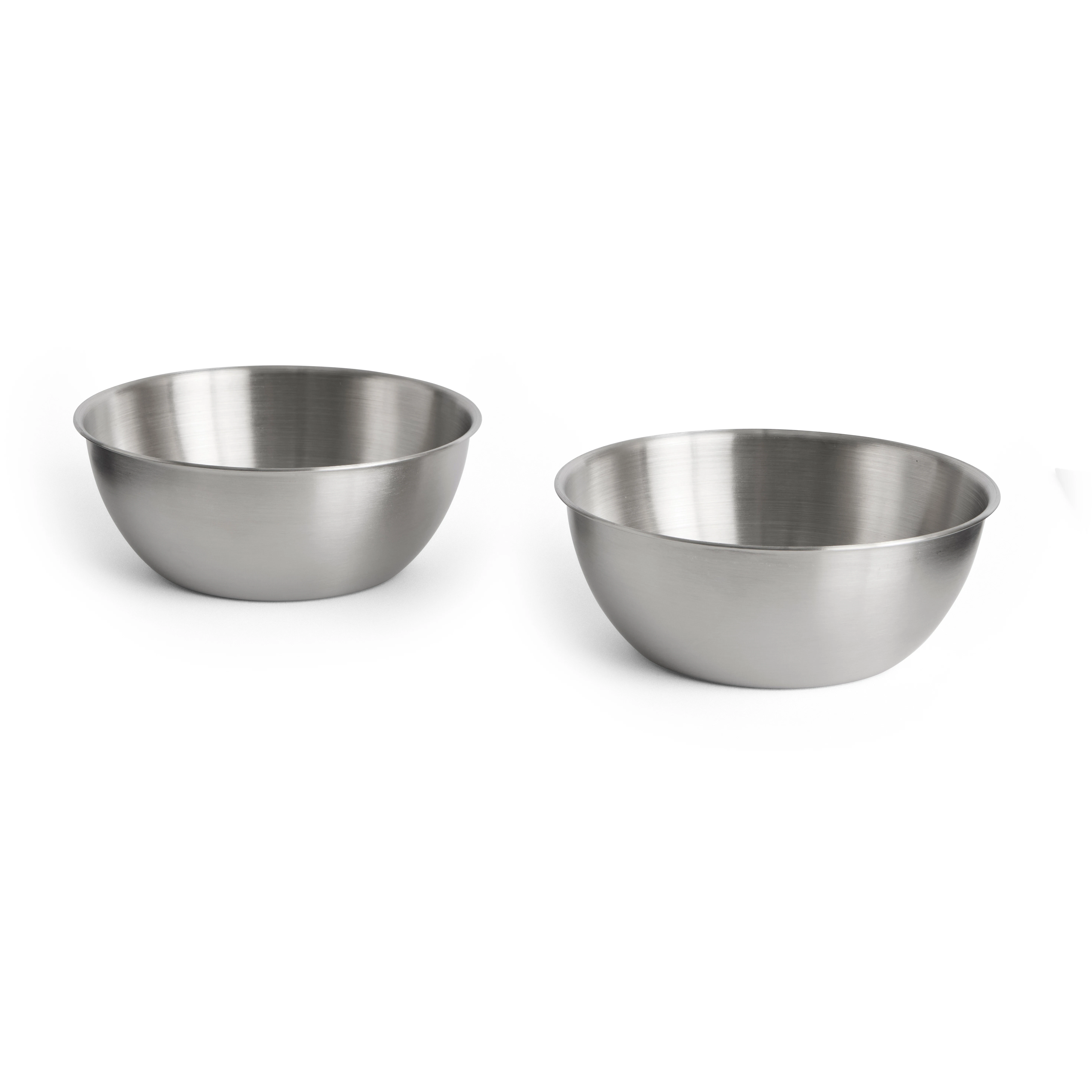 Hay Outdoor Market Steel Bowl Set Of 2 Small - Serveringssk&aring;lar Rostfritt St&aring;l Silver - AE960-A668-AS23