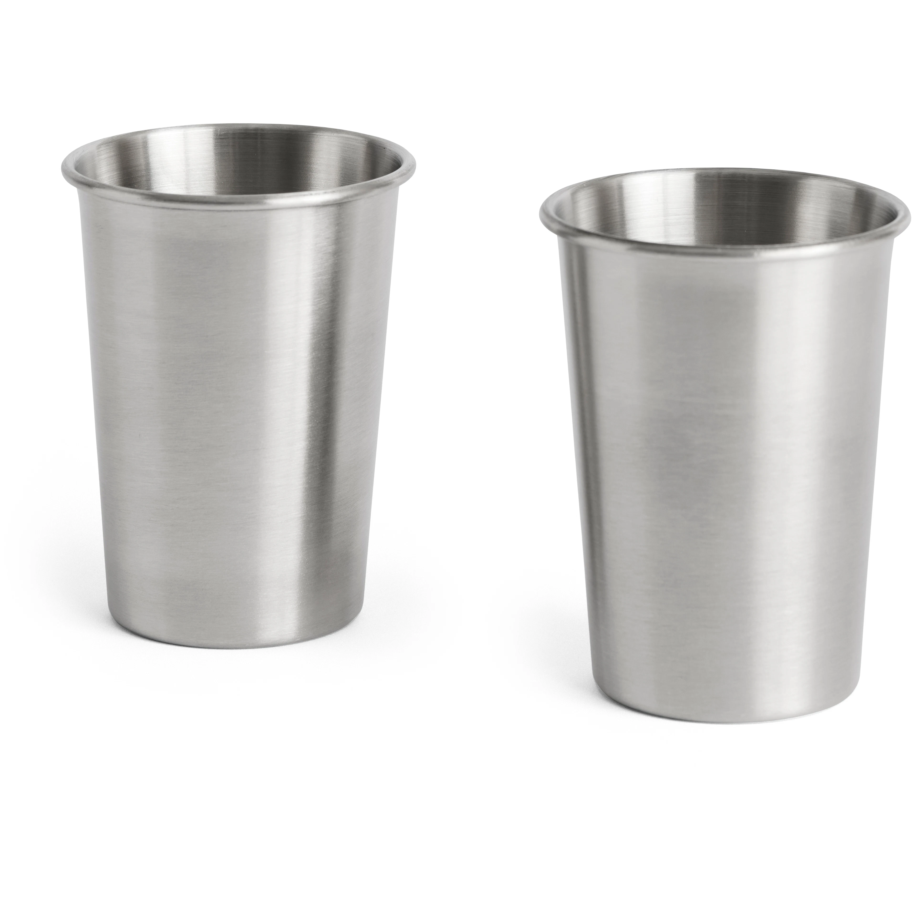 Hay Outdoor Market Steel Cup Set Of 2 Medium - Kaffekoppar Rostfritt St&aring;l Silver - AE962-A668-AS24