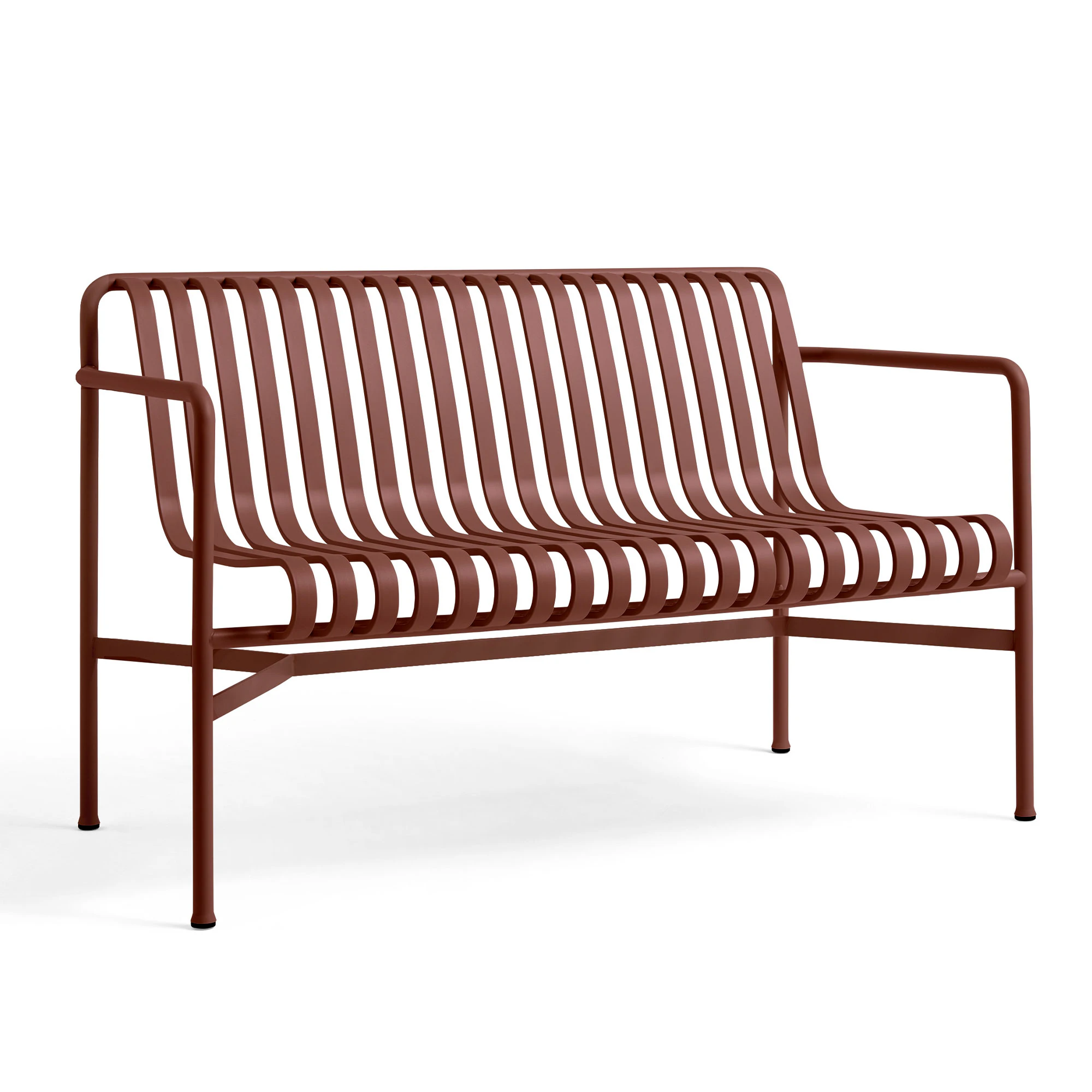 Hay Palissade Bench Wine - B&auml;nkar St&aring;l Vinr&ouml;d - AA611-B485