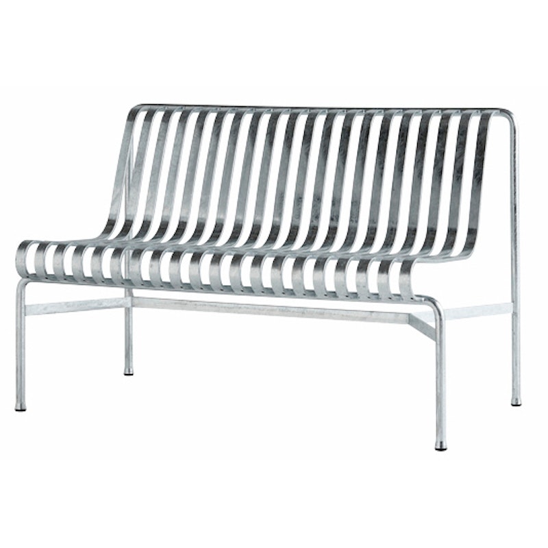 Palissade Dining Bänk Utan Armstöd, Hot Galvanized