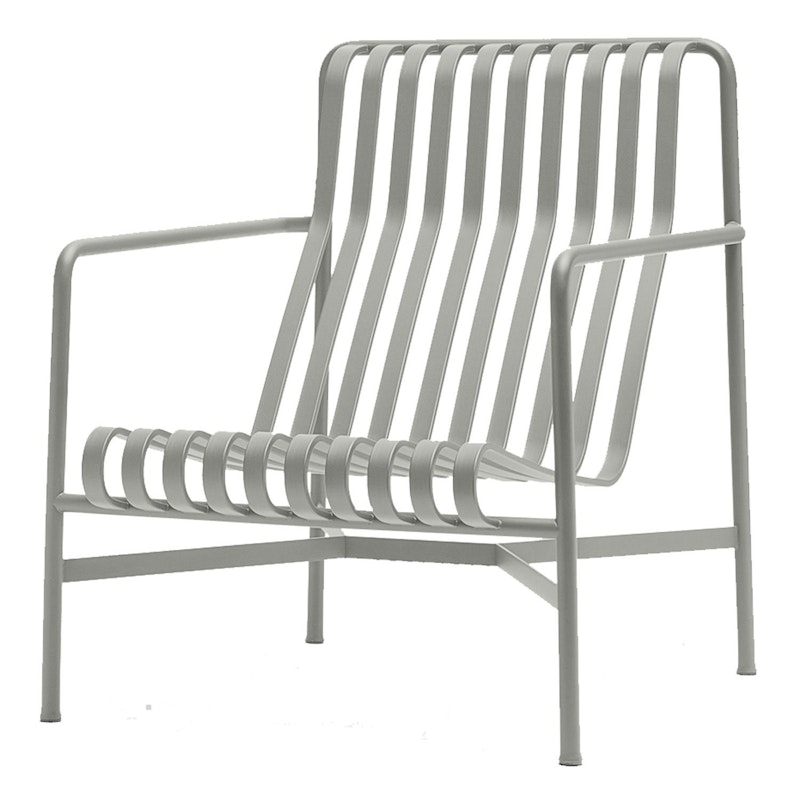 Palissade Loungestol Hög, Sky Grey