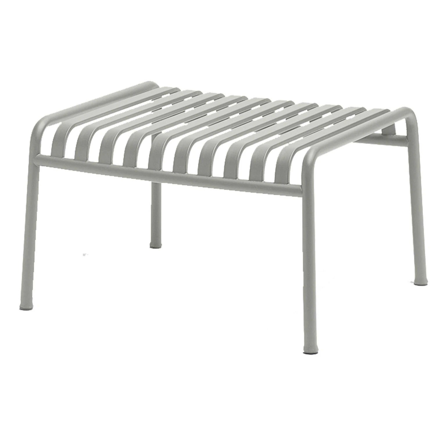 Hay Palissade Ottoman Sky Grey - Fotpallar & Sittpuffar Pulverlackat St&aring;l Sky Grey - AA618-A221