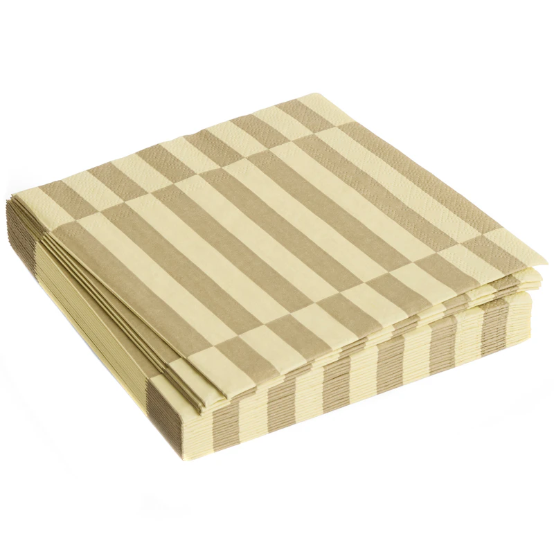 Pattern Servetter 33x33 cm, Cream / Sand