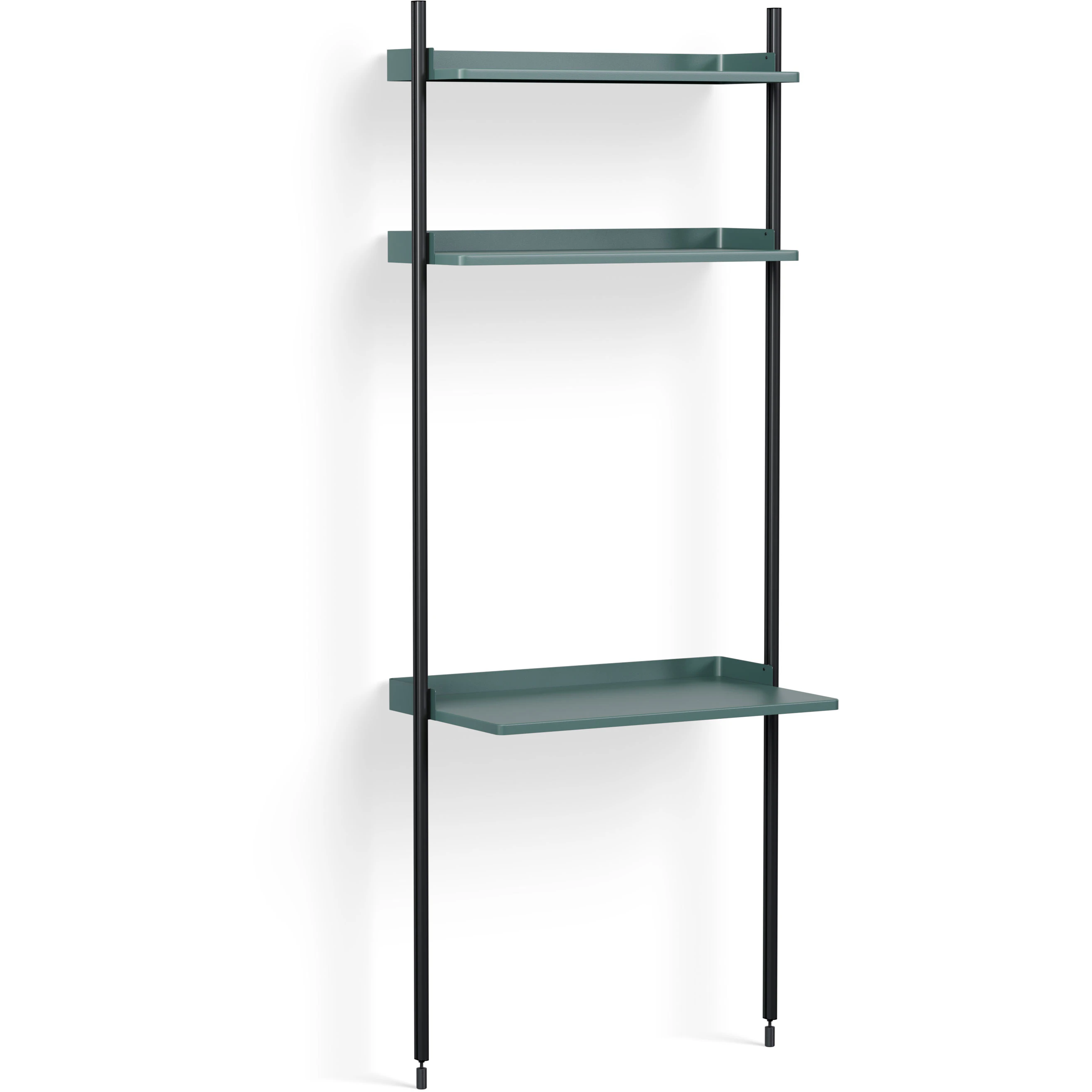 Hay Pier System 11 1 Column Ps Blue / Black - Skrivbord St&aring;l Bl&aring; - AB849-B520-AI80