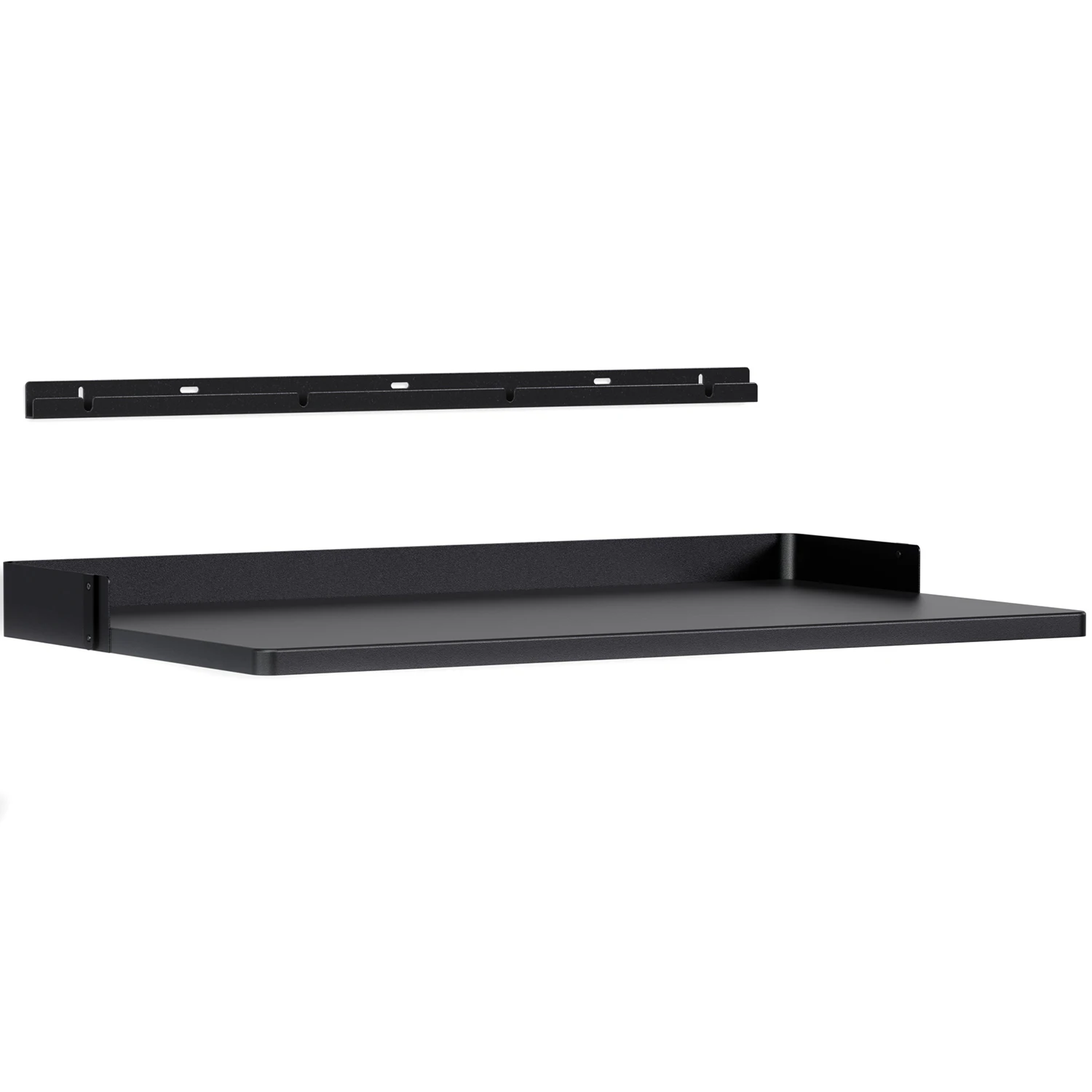 Hay Pier System Skrivbord Med V&auml;ggf&auml;ste Ps Black - Skrivbord St&aring;l PS Black - AB721-B666