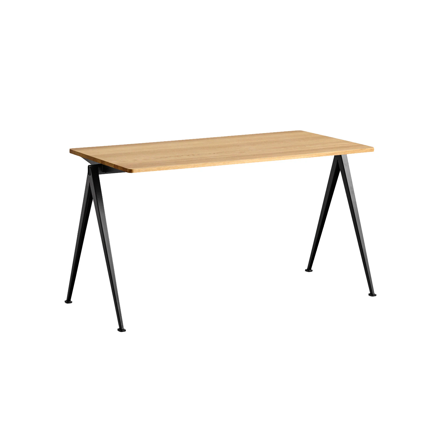 Hay Pyramid Desk 01 140x65 Black Frame/clear - Skrivbord Ek Svart - AA638-A293-AA62