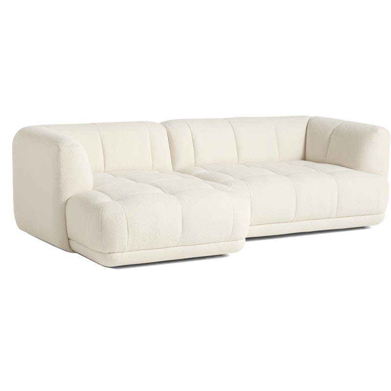 Quilton Soffa Konfiguration 19 Vänster, Flamiber Cream