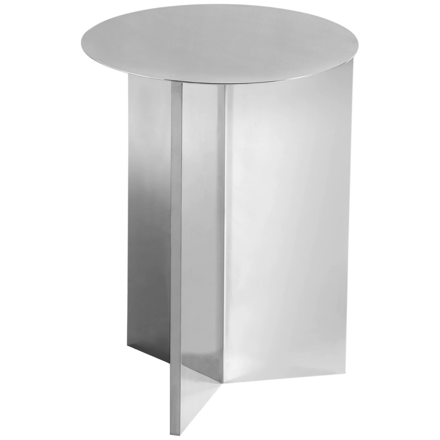 Hay Slit Bord &Oslash;35 Cm Mirror Polished - Sidobord & Avlastningsbord St&aring;l Mirror Polished - AA686-A366-AA86