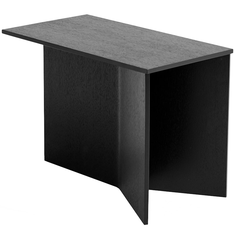 Slit Soffbord Avlång, Svart Ek