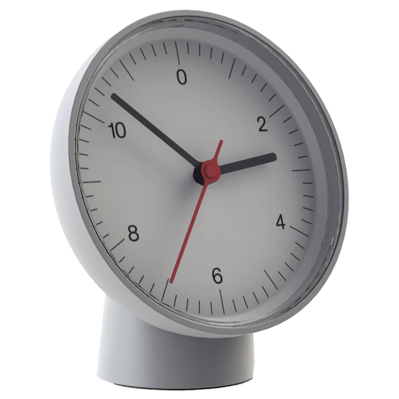 Table Clock​ Bordsklocka, Vit