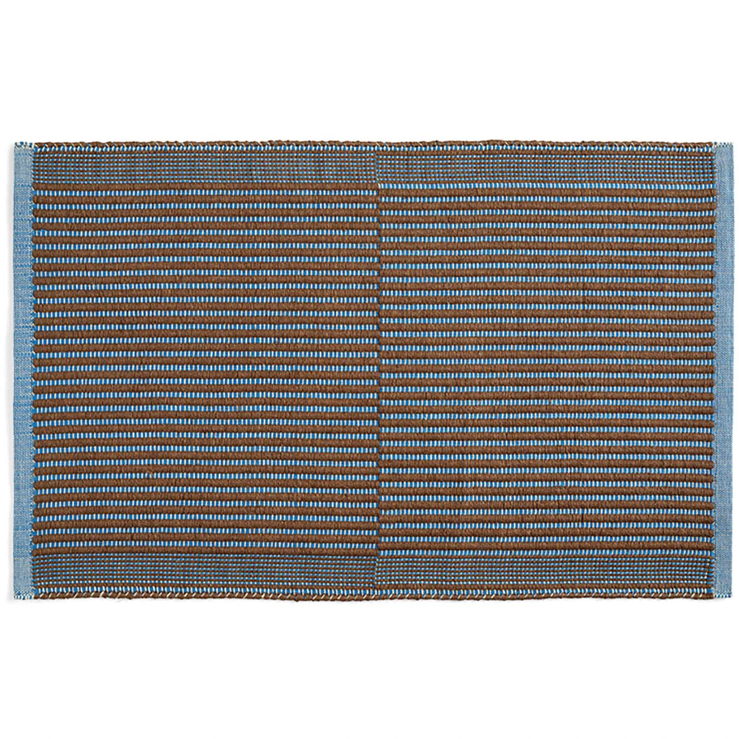 Hay Tapis Matta 60x95 Cm Bl&aring;/kastanj - D&ouml;rrmattor Bomull Bl&aring; - AB638-A637-AG67