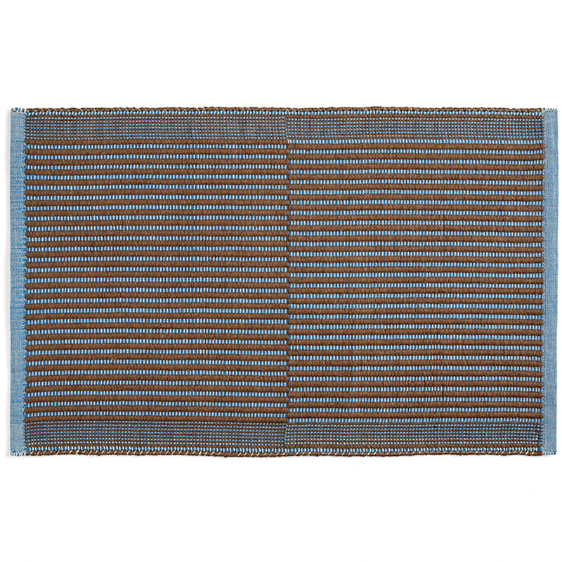 Tapis Matta 60x95 cm, Blå/Kastanj