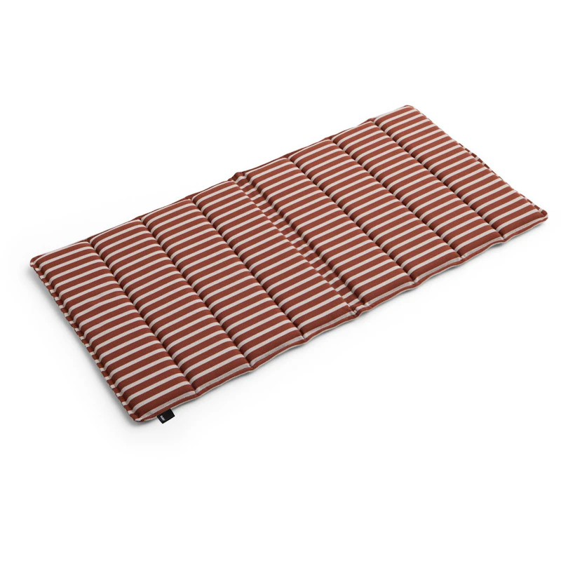 Terrazza Folding Seat Cushion 82x40 cm, Terracotta bold stripe