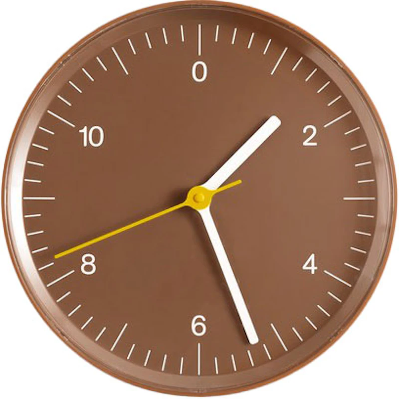 Wall Clock (Recycled), Brown