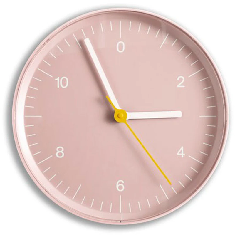 Wall Clock (Recycled), Pink