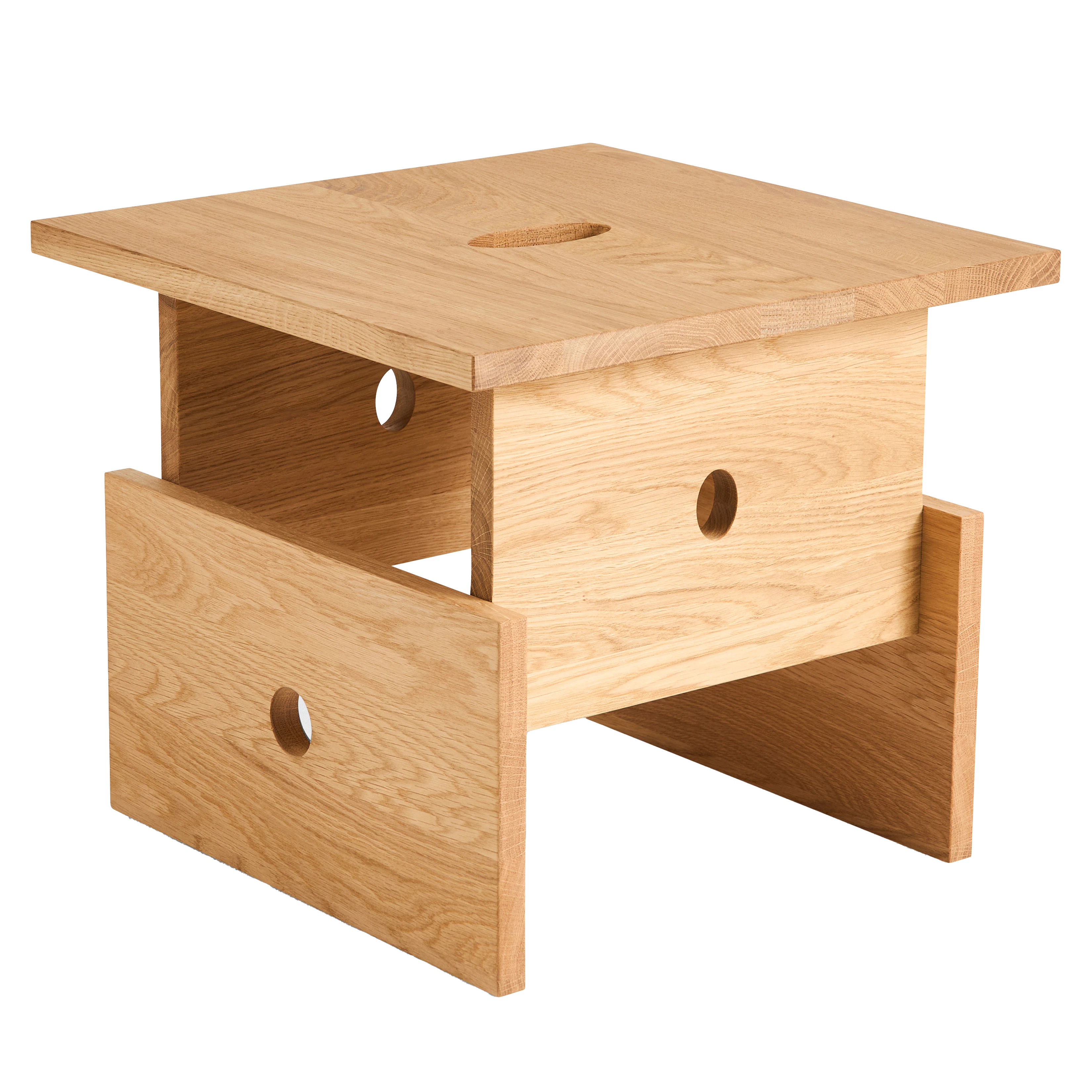 Hay Wood Box Soffbord Oljad Ek - Soffbord Massiv Ek Oljad Ek - AF095-B024
