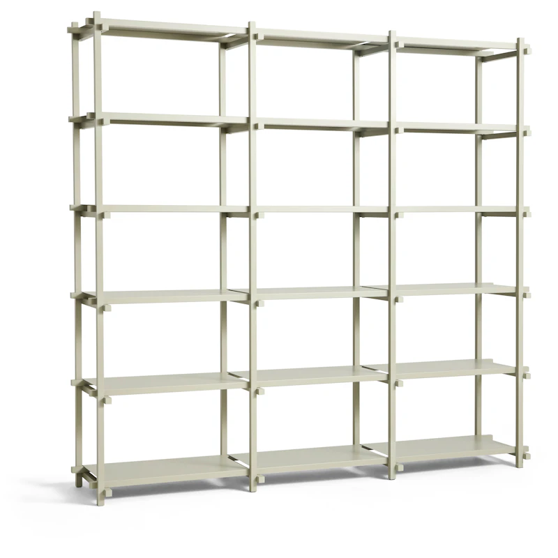 Woody Hyllsystem 2.0 High Smokey Grey Beech / Smokey Grey Steel