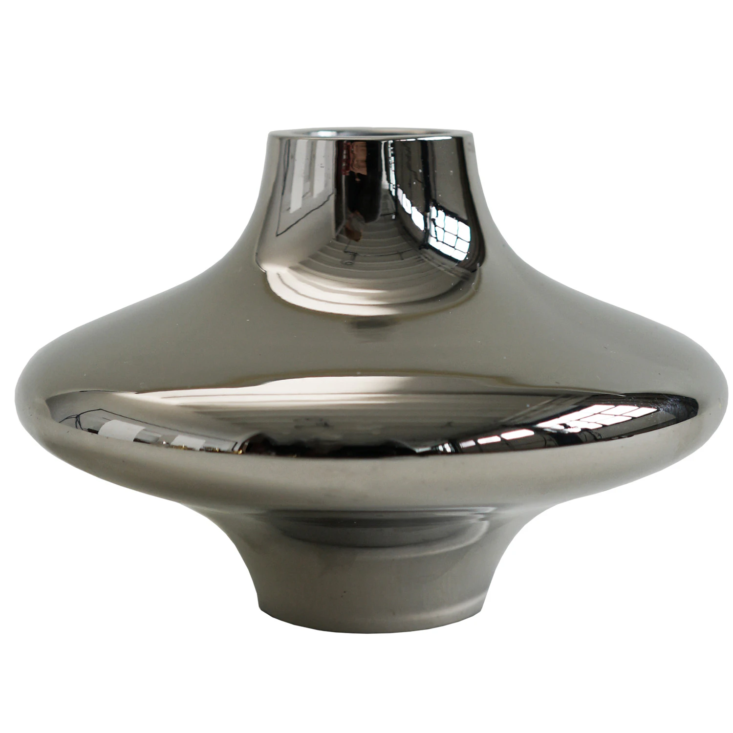Hein Studio Doublet Ljusstake 6,5 Cm Silver - Ljusstakar M&auml;ssing Silver - 1349