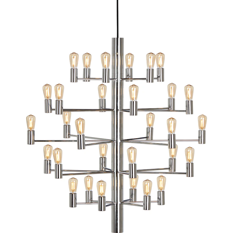 Manola 30 Ljuskrona Dimbar LED, Krom