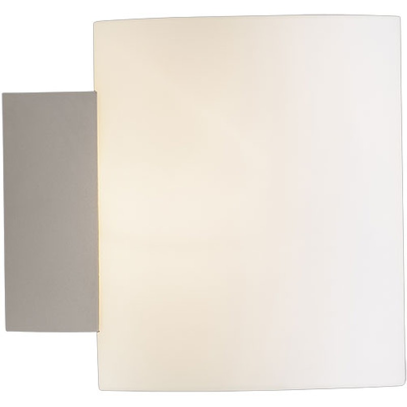 Evoke Vägglampa 120 mm, Vit / Opalglas