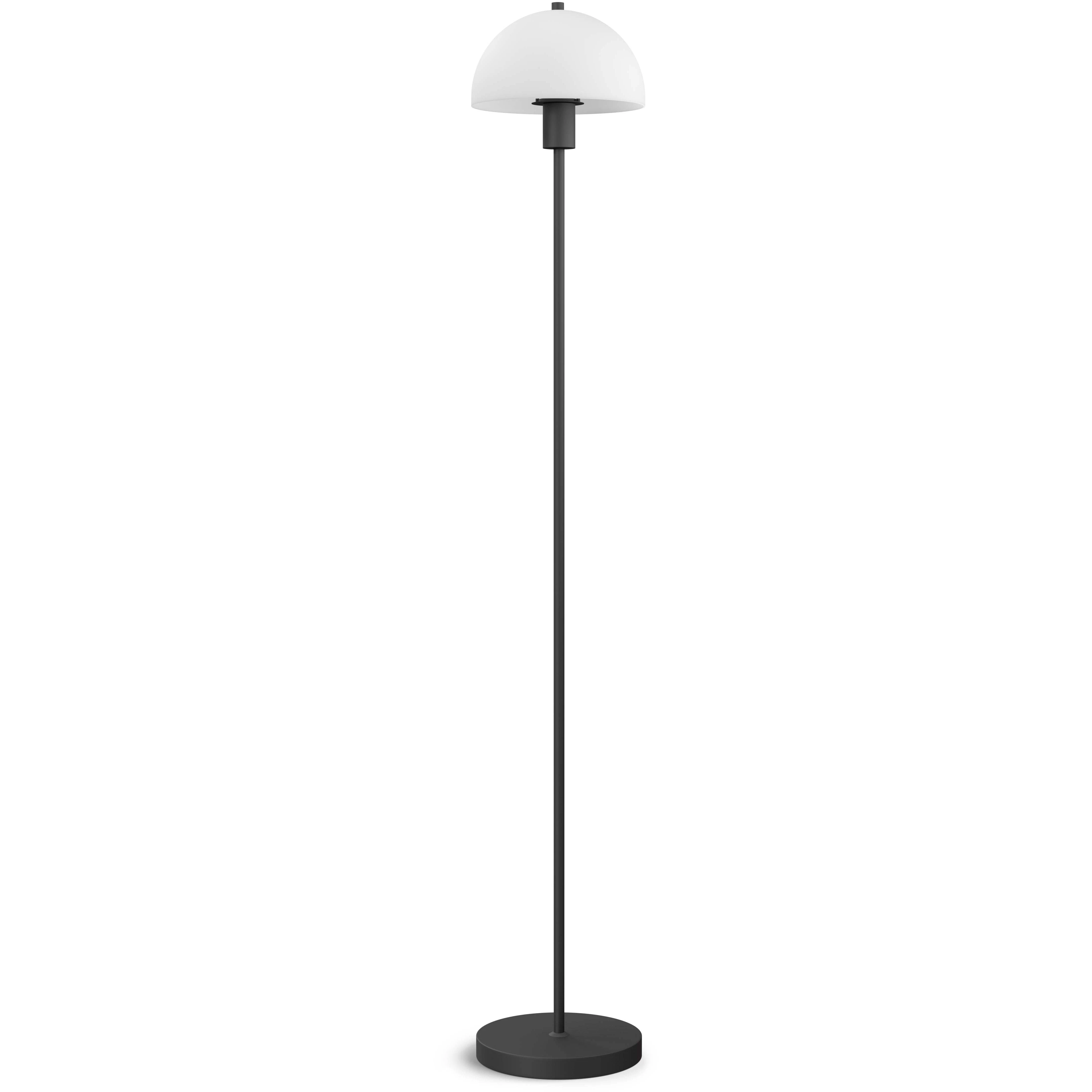 Herstal Vienda Golvlampa Svart / Opal - Golvlampor Metall Svart - HB140711400107