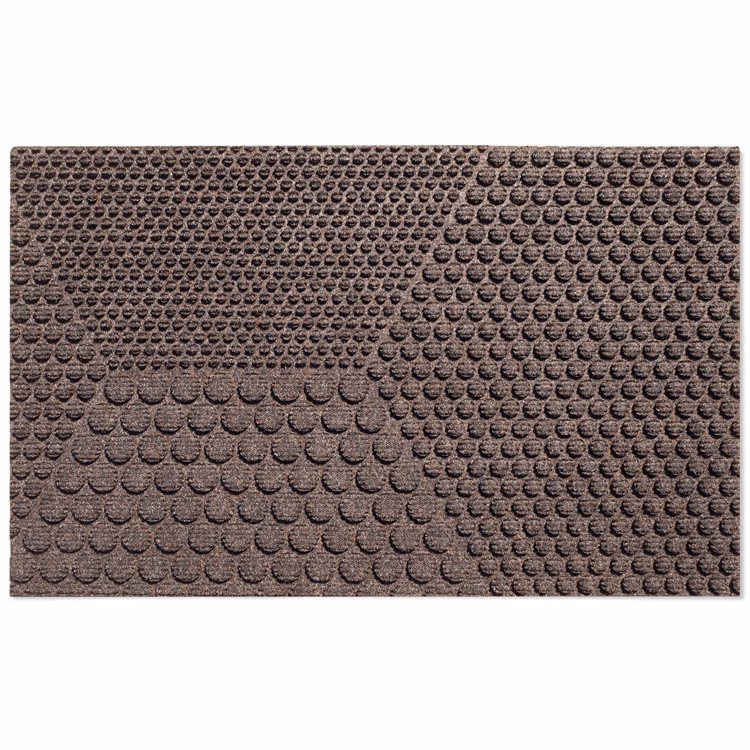 Heymat Hex D&ouml;rrmatta Soil 55x90 Cm - D&ouml;rrmattor Polypropylen M&ouml;rkbrun - 72113