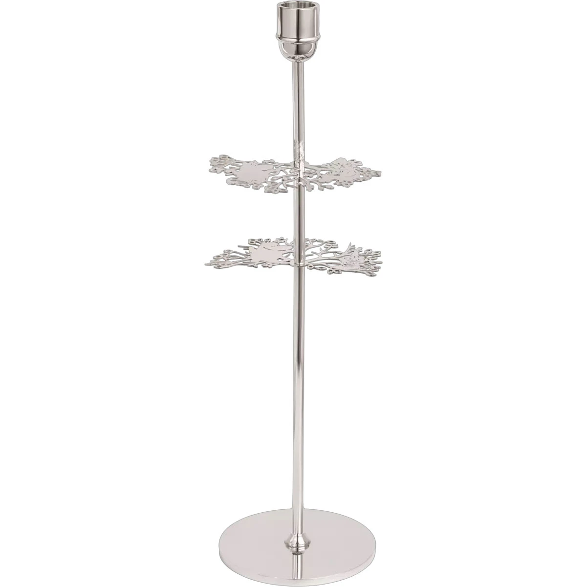 Hilke Collection Hilke X Mumin No.2 Ljusstake F&ouml;rnicklad M&auml;ssing - Ljuslyktor Nickelpl&auml;terad M&auml;ssing F&ouml;rnicklad M&auml;ssing - 2024MXHCNP2