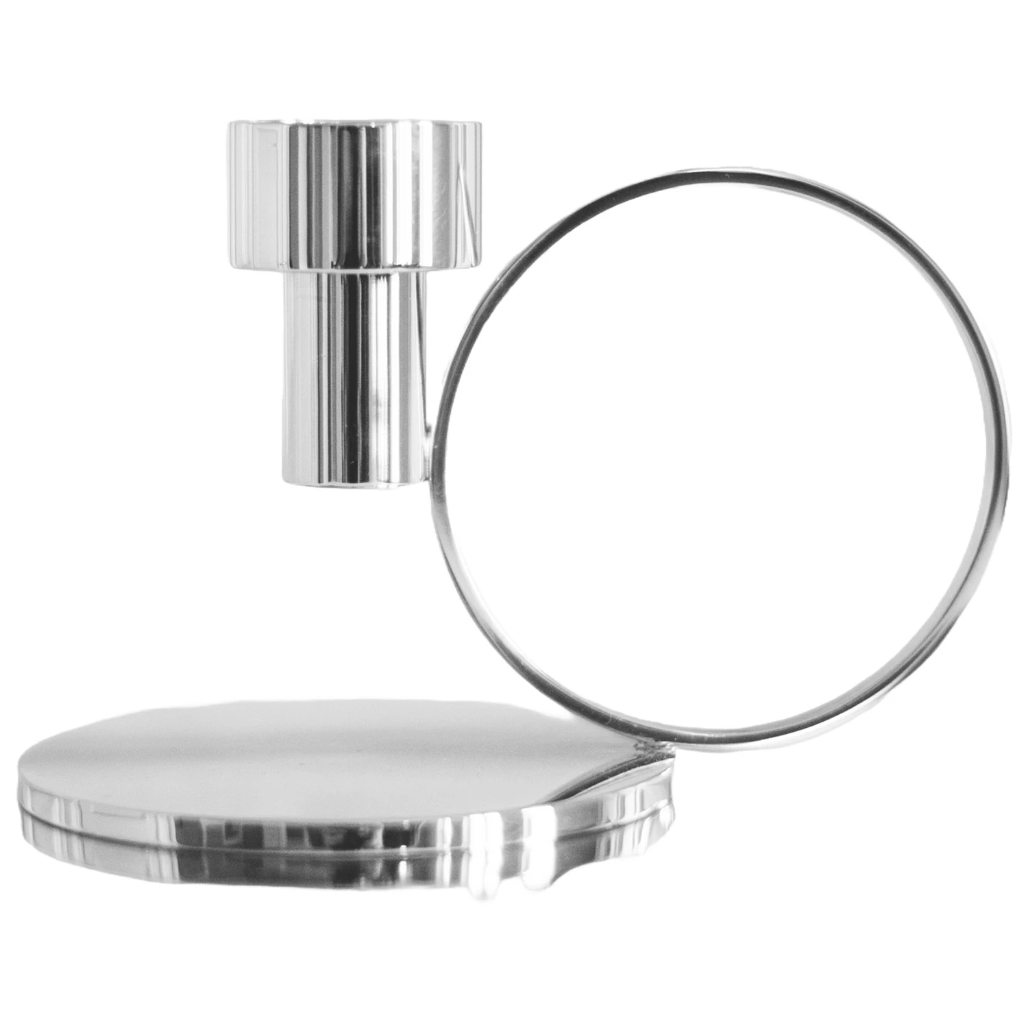 Hilke Collection Insieme Kammarljusstake Nickelpl&auml;terad - Ljusstakar M&auml;ssing Silver - 2017-0001NP