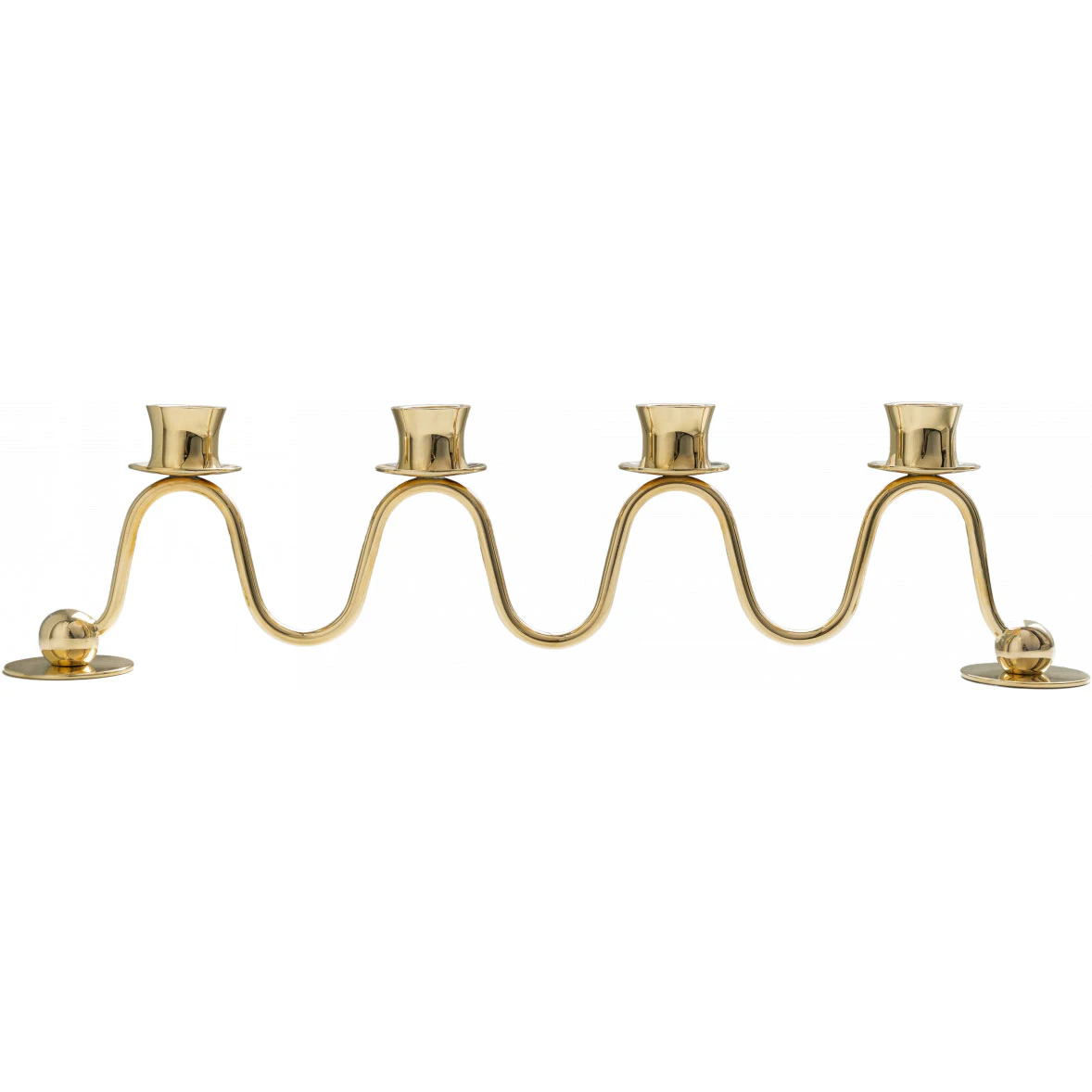 Hilke Collection Lignano Sabbiadoro 4 Ljusstake 355 Mm - Ljusstakar M&auml;ssing - 2022-HWLS4