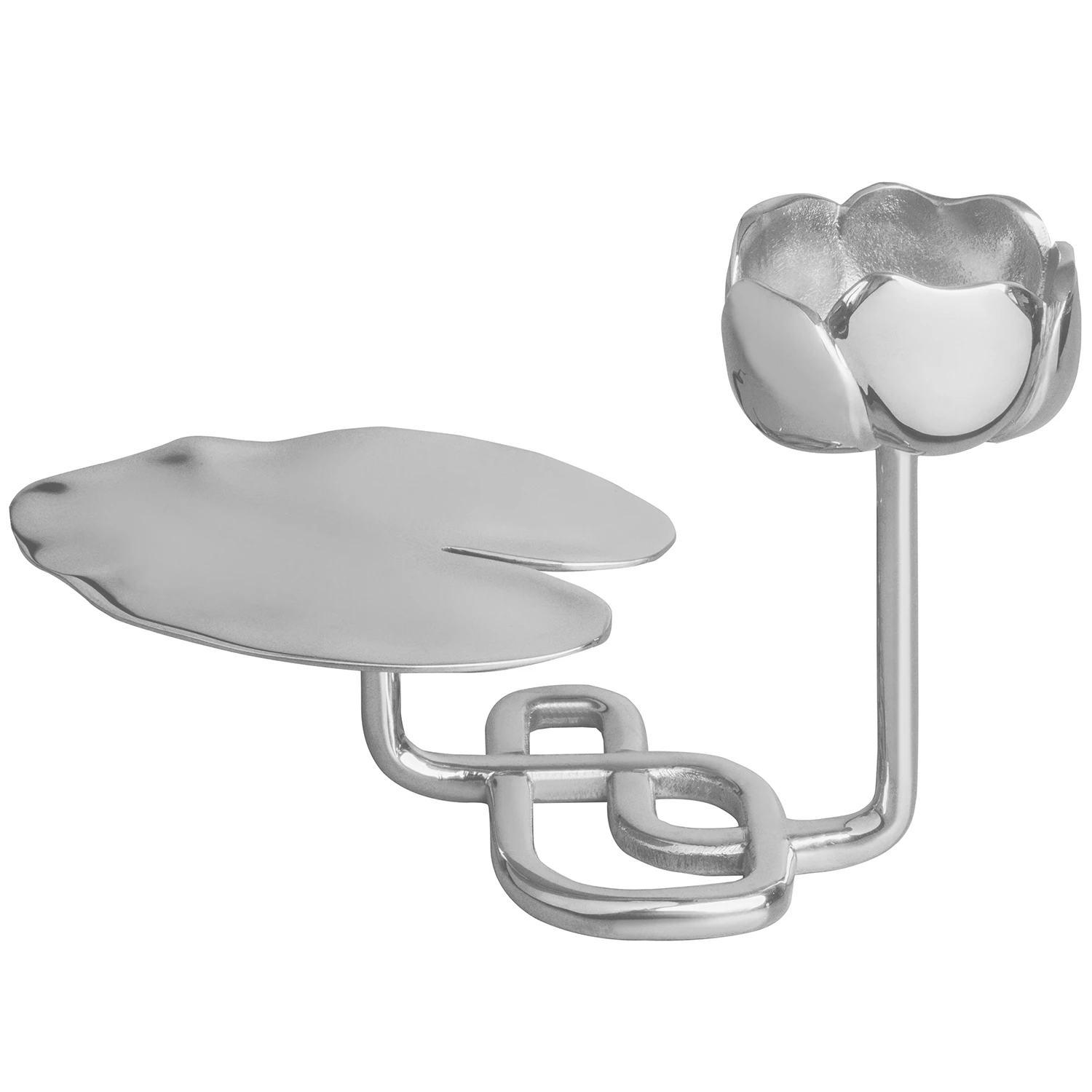 Hilke Collection Ninfea Ljusstake No.1 - Ljusstakar Nickelpl&auml;terad M&auml;ssing Silver - HL01NI-NP