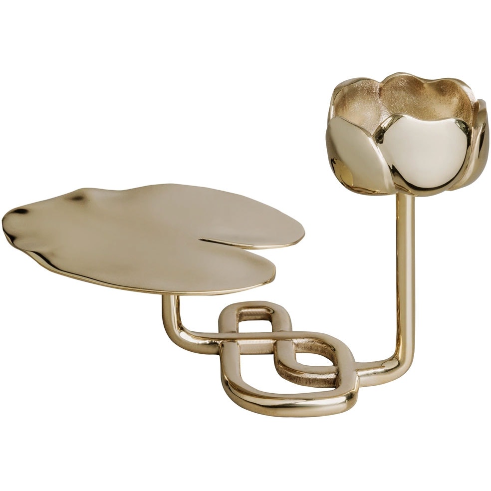 Hilke Collection Ljusstake Ninfea No.1 - Ljusstakar M&auml;ssing Guld - HL01NI