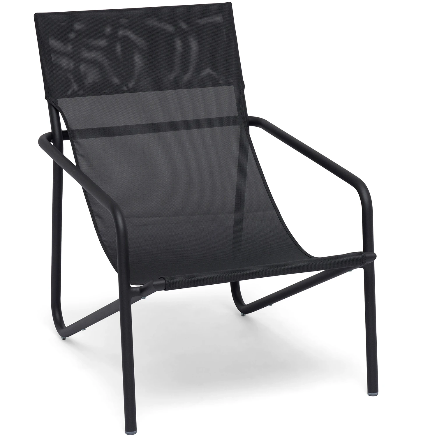Hillerstorp Sandholma Loungestol Charcoal - Solstolar & Sols&auml;ngar Textilene Charcoal - 4012501038