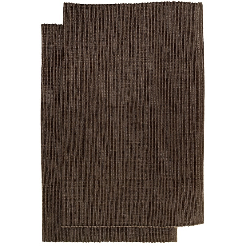 Bistro Bordstablett 36x47 cm 2-pack, Chocolate