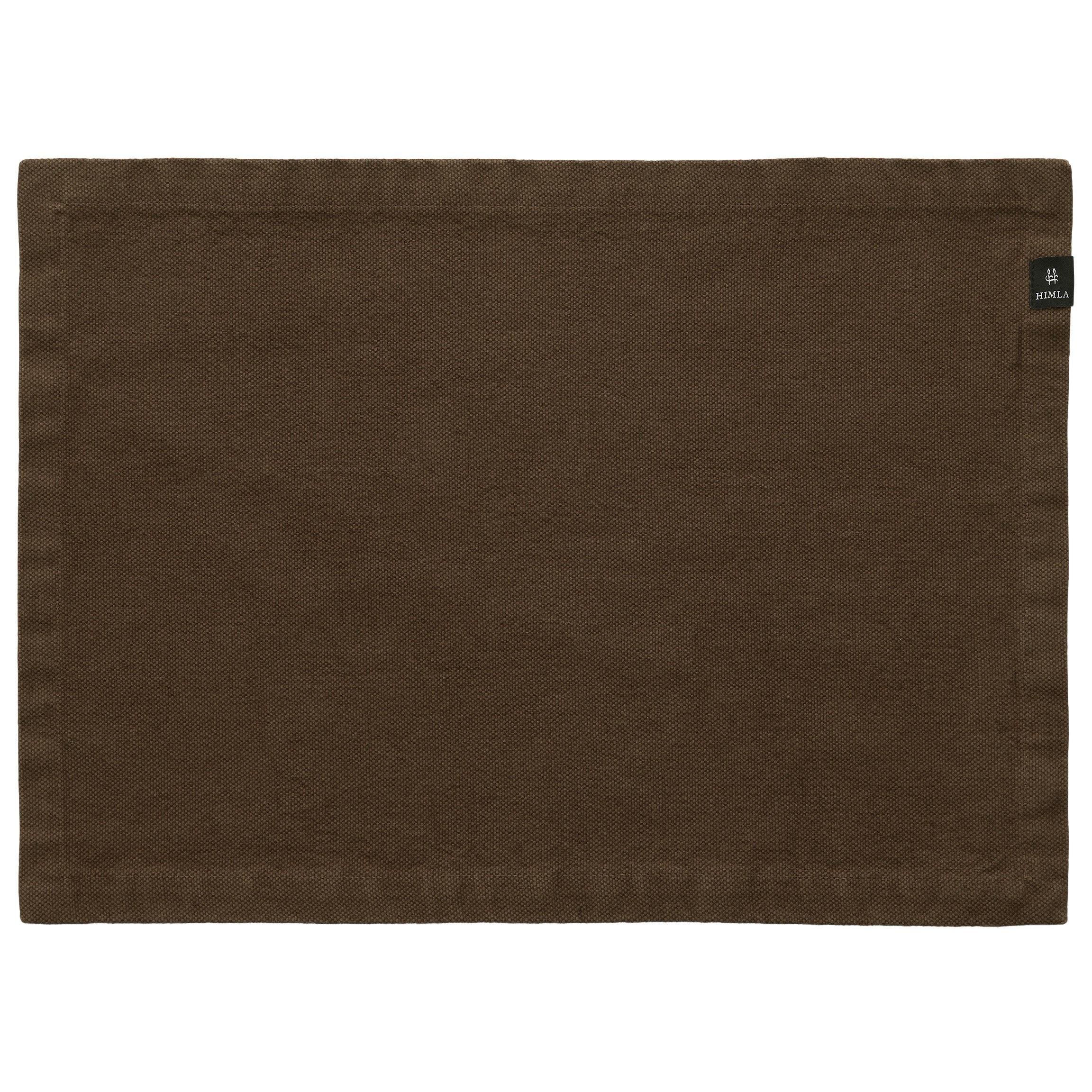 Himla Weekday Bordstablett 37x50 Cm Chocolate - Bordstabletter & Glasunderl&auml;gg Bomull Choklad - 1000329