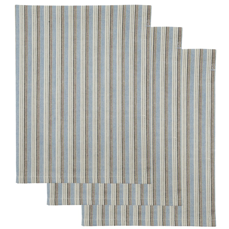 Cook Kökshandduk 55x75 cm 4-pack, Blå/Sand