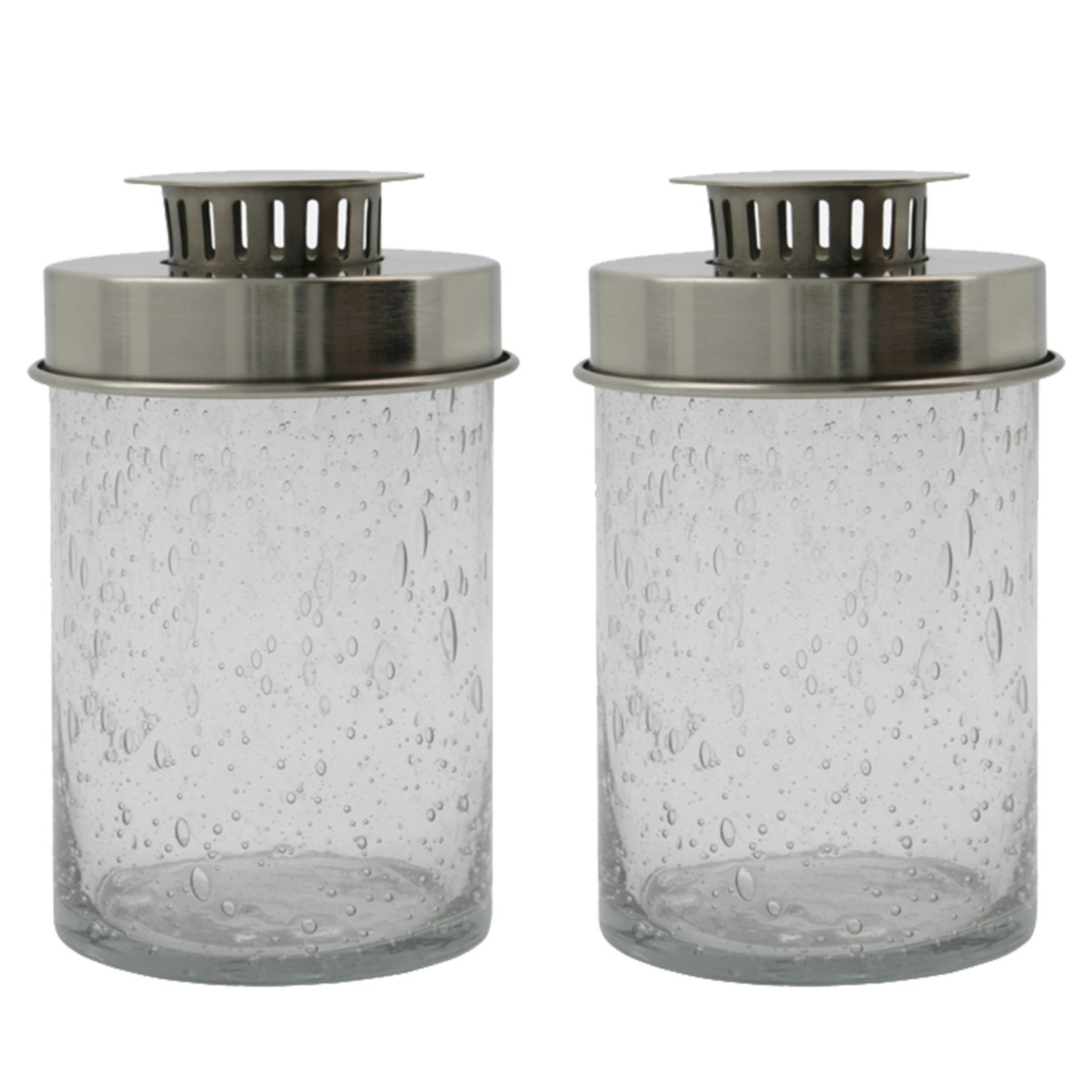 House Doctor Omay Ljuslykta 2-pack Klar - Ljuslyktor J&auml;rn Klar - 900000498