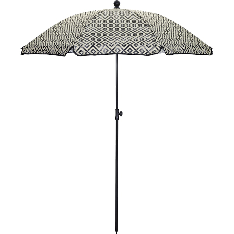 Parasoll Ø180 cm, Svart / Sand